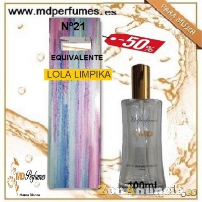 Oferta 10€ Perfume Mujer  LOLA LIMPIKA Gama Equivalente